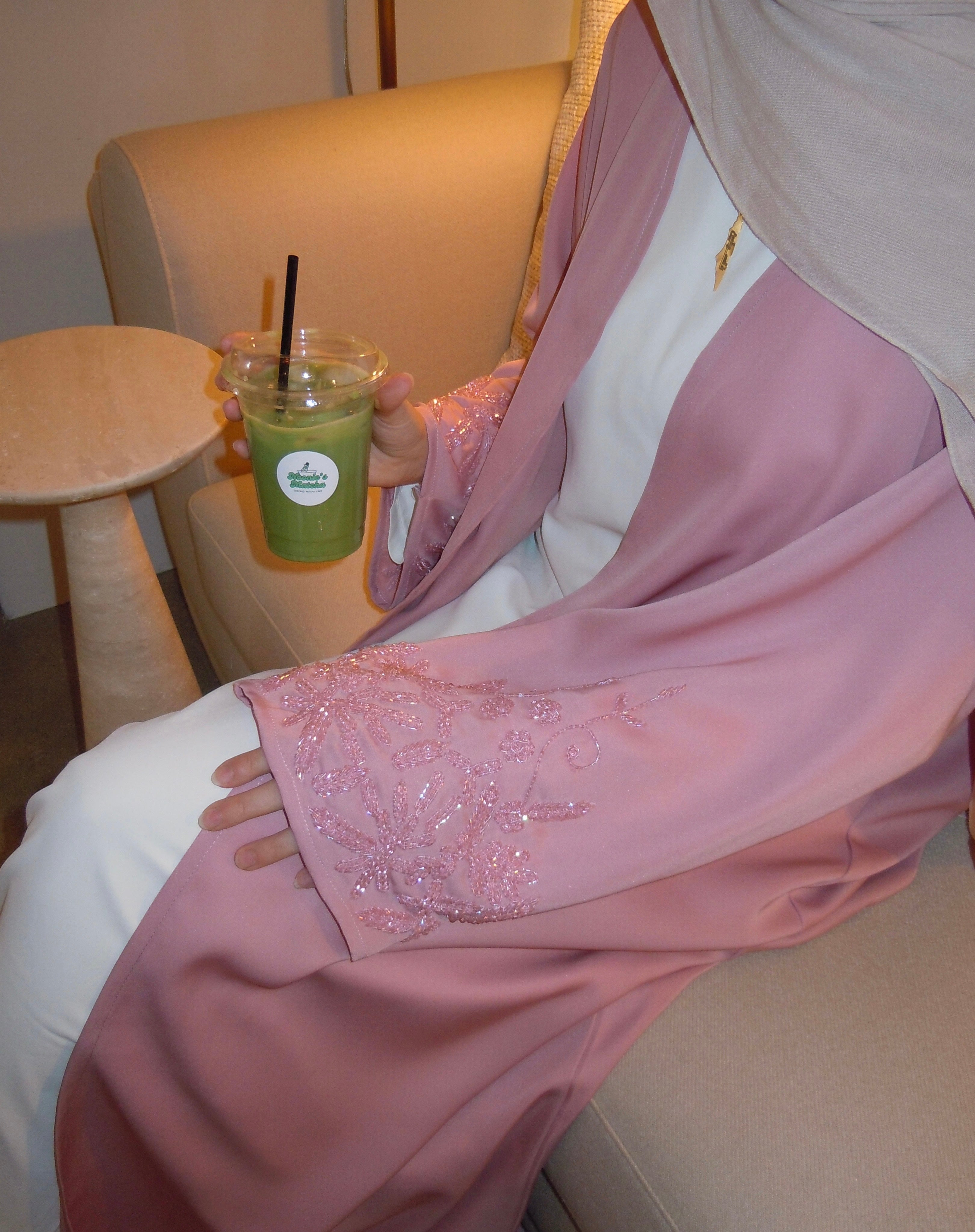 Noor Abaya - Pink